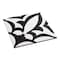 Andova Tiles Luv Ti'amo Black and White 8-in Encaustic Matte Porcelain Wall & Floor Tile ANDLUV452 - alternate 6