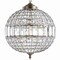 Jonathan Y Georgina 16" Crystal/Metal LED Pendant, Antique Brass JYL6110B - alternate 9
