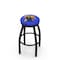Holland Bar Stool Co 36" Blk Wrinkle Kentucky "Wildcat" Swivel Bar Stool, Accent Ring L8B2B36UKYCat - alternate 1