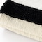 Homeroots 60" X 50" Black and White Woven Cotton Striped Throw Blanket with Tassels 516485 - alternate 5