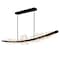 Cwi Lighting Arcus Integrated LED 70in Black Chandelier with Handcrafted Glass 1711P70-7-101 - alternate 1