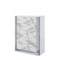 Homeroots 49" Silver And White Wood Faux Marble Lighted Five Drawer Dresser 564703 - alternate 6