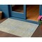 Homeroots 3' X 5' Beige And Blue Abstract Washable Indoor Outdoor Area Rug 612911 - alternate 1