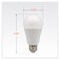 Newhouse Lighting 100 Watt Equivalent 2700K 1600-Lumen A19, E26 Base, Dimmable LED Light Bulb E26A19-100WD - alternate 3