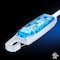 Maximm Ext Cord w/ Removable Hook 1 FT 3-Outlet 90 degrees Flat Plug UL ADW-90-C101-WH - alternate 6