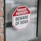 Signmission Private Property Beware of Dogs, 18 inch X 18 inch, Vinyl Decal, 2PK OC-D-2PACK-18-138 - alternate 3