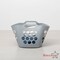 Basicwise Set of 2 Plastic Laundry Baskets with Handles Large & Small Ventilated Hampers, Grey QI003857GY.2 - alternate 3