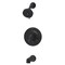 Symmons Single Handle Wall Mount Tub and Shower Trim Kit with Diverter Lever - Valve Not Included S5592MB15TRM - alternate 1