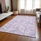 Homeroots 3' X 5' Lavender And Ivory Geometric Washable Indoor Outdoor Area Rug 613013 - alternate 6