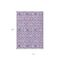 Homeroots 10' X 14' Lavender Ivory And Blue Geometric Washable Indoor Outdoor Area Rug 612201 - alternate 5