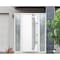 Vdomdoors Steel Door Deux 1713 White Enamel 2 Sidelight Exterior Black Windows Stainless Inserts Single Moder DEUX1713EXD-BEM-W16+36+16 x H80-Left-hand Inswing - alternate 4