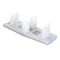 Prime-Line Prime-Line 1.38 in. D X 3 in. L Matte White Plastic By-Pass Guide 2 pc N 6562 - alternate 1