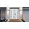 Vdomdoors Front Exterior Prehung FiberGlass Door Frosted Glass / Manux 8002 White Silk / 2 Sidelight Exterior MANUX8002EXD-WS-W14+36+14 x H80-RH - alternate 2