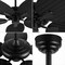 Jonathan Y Raffles 52 in. Bohemian Industrial Metal/Plastic Mobile-App/Remote-Controlled 6-Speed Palm Blade Cei JYL9719A - alternate 5