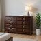 Homeroots 59" Espresso Eight Drawer Double Dresser 490466 - alternate 2