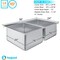 Amgood 16 in. x 20 in. x 12 in. Stainless Steel 2 Compartment Drop-In Sink. NSF AMG SINK DIS S2C-162010-NF-Z - alternate 4