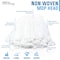 Bison Life Bison Life Disposable Non-Woven Cut End Floor Cleaning Wet Mop Head Refill, White, PK12 KH-ES-NWSM-W-12 - alternate 5