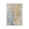 Homeroots 9' X 12' Linen Teal Blue And Copper Abstract Washable Indoor Outdoor Area Rug 605522 - alternate 7