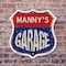 Signmission Manny's Garage, 6 inch X 6 inch, Plastic Sign, 2PK SHI-P-2PACK-6-383-MANNY - alternate 2
