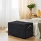 Happimess Jacob 31.5in Hand-Woven Wicker Storage Trunk, Distressed Black HPM9003D - alternate 5
