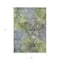 Homeroots 5' X 8' Olive Green And Gray Abstract Washable Indoor Outdoor Area Rug 581768 - alternate 5