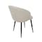 Manhattan Comfort Looma Metal Vegan Leather Side Chair in Stone Gray - Set of 2 DC1530-1 - alternate 6
