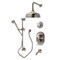Kingston Brass Thermostatic Tub and Shower System, Brushed Nickel KSK36380PX - alternate 1
