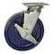 Service Caster 8 Inch Stainless Steel Solid Poly Swivel Caster with Roller Bearing and Brake SCC-SS30S820-SPUR-TLB - alternate 1