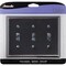 Amerelle 3-Gang Stamped Steel Toggle Switch Wall Plate Aged Bronze 163TTTDB - alternate 2