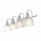 Jonathan Y Virginia 30" 4-Light Metal/Glass LED Vanity Light, Chrome JYL7902A - alternate 1