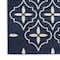 Homeroots 8' X 10' Navy Blue And Ivory Geometric Indoor Outdoor Area Rug 573066 - alternate 5