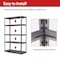 Wrightmaster 47.3in.*23.7in.*72.1in. 5-Tier Heavy Duty Storage Shelving with Large Capacity ZoroP160411 - alternate 4