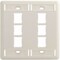 Ortronics HDJ 6 HOLE, 2 GANG FACEPLATE 403HDJ26 - alternate 2