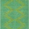Homeroots 3' X 5' Green And Aqua Geometric Washable Indoor Outdoor Area Rug 598734 - alternate 7