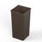 Regal Altair 50 Gallon Square Brown Plastic Trash Can, Heavy Duty Resin Construction ZR-TC-100-SQ50BR - alternate 1