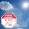 Signmission Private Property No Golf Carts Plea, 6 inch X 6 inch, Plastic Sign, 2PK OC-P-2PACK-6-164 - alternate 6