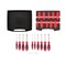 Tekton 18pc Ph/Sl/Torx/Sq Screwdriver Set w/Drawer and Rack, 4in Shanks, 0-#3 3-8 mm, T10-T30, 1-#2 DWZ90602 - alternate 3