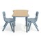 Flash Furniture 2 PC Plastic Activity Table and 2 Chairs Set, 10.5 inSeat Height-Dusty Blue YU-YCY-098-0032-RECT-TBL-DSTYBL-GG - alternate 4