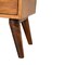 Homeroots 24" Brown Solid Wood Two Drawer Nightstand 701731 - alternate 5