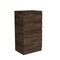 Homeroots 23" Dark Brown Two Drawer Standard Chest 478398 - alternate 2