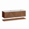 James Martin Vanities Marcello 72'' D Vanity, Chestnut w/ Jasmine Pearl Top w/FreePower Wireless Charger D200-V72-CSN-FEJP - alternate 4