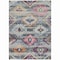 Homeroots 5' X 8' Gray Charcoal And Silver Southwestern Washable Indoor Outdoor Area Rug 588679 - alternate 6