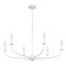 Jonathan Y Ainsley 35" 6-Light Grand Traditional Farmhouse Adjustable Swooping Arm Candle-Style Metal LED Chand JYL9562A - alternate 6