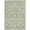 Homeroots 5' X 8' Artichoke Green And Beige Floral Washable Indoor Outdoor Area Rug 603438 - alternate 7