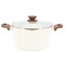 Oster Amberg Choice 4.7 Quart Cermic Nonstick Aluminum Dutch Oven with Lid in Linen 142723.02 - alternate 1