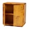 Bali & Pari Netra Modern and Contemporary Natural Real Burl Wood Storage Cabinet 253-13976-ZORO - alternate 3