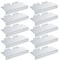 Azar Displays Acrylic Slatwall Shoe Shelf with Sign Slot, 10"W x 1.25"H x 4"D, Clear, 10PK 556001-CLR-10PK - alternate 4