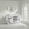 James Martin Vanities Breckenridge 60 in. Single Vanity, Bright White, w/ 3 CM Arctic Fall Solid Surface Top 330-V60S-BW-3AF - alternate 3