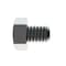 Zoro Select Not Graded, 5/16"-18 Hex Head Cap Screw, Plain Stainless Steel, 3/8 in L, 100 PK 1-H-31C-37 - alternate 3