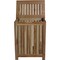 Homeroots Compact Teak Laundy Storage With Removable Bag In Natural Finish 376759 - alternate 5
